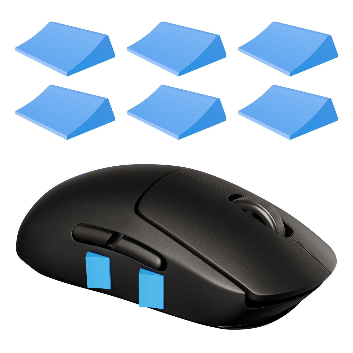 blue ergonomic mouse grips